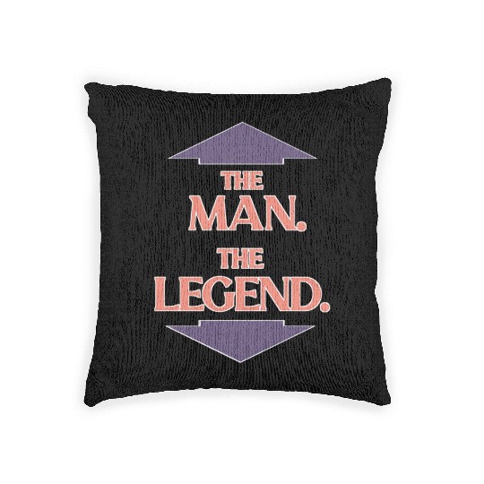 The man the legend Woven Pillows