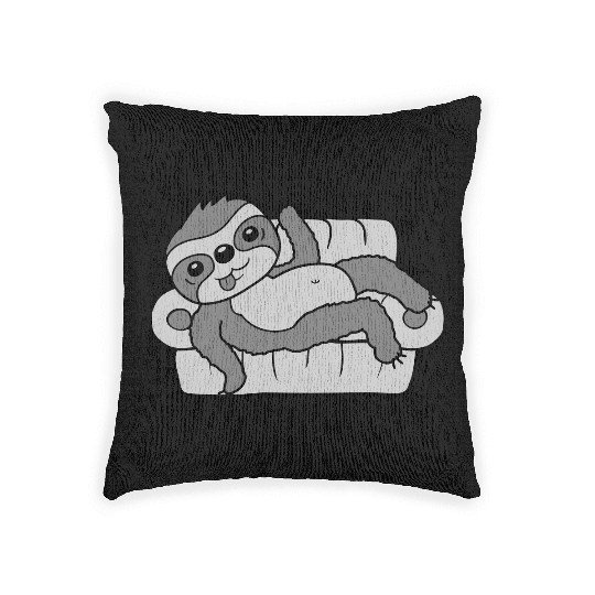 Sofa sloth chill home Woven Pillows