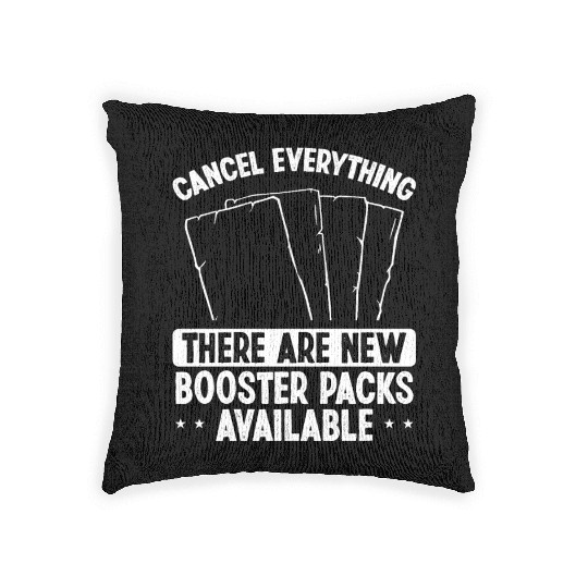 Trading Card Game Collector TCG Wizard Card Woven Pillows