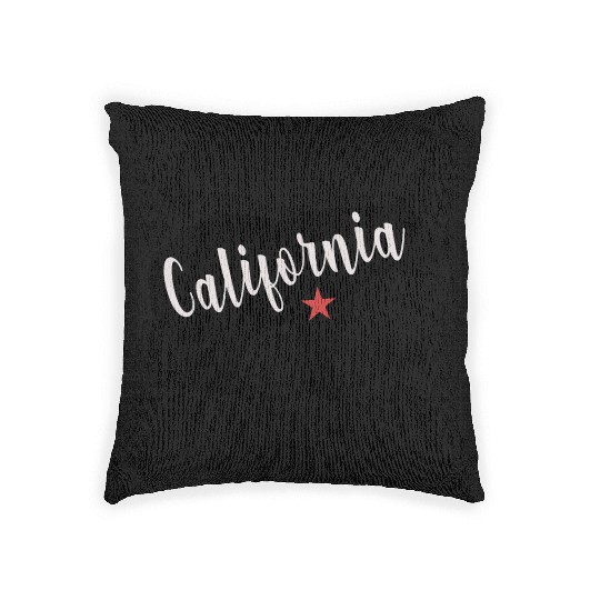 California Bear Flag Woven Pillows