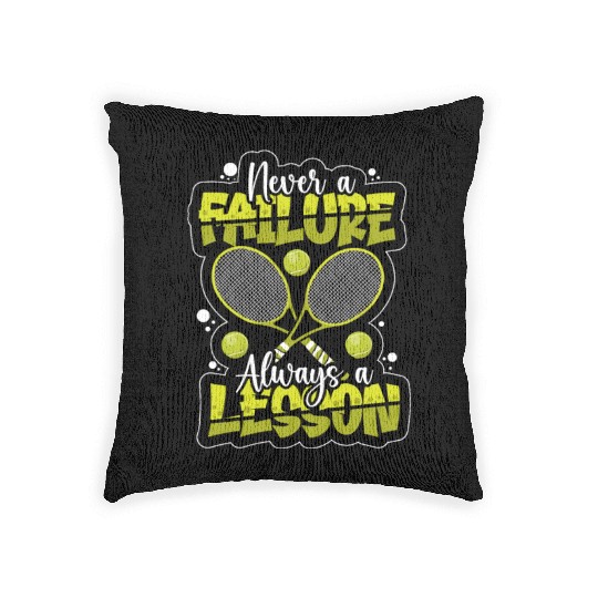 Tennis Player Present Tennis Club Coach Sport Woven Pillows