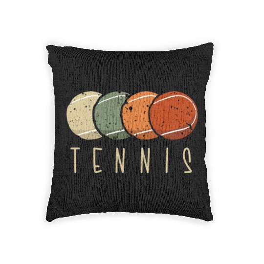 Tennis Player Present Tennis Club Coach Sport Woven Pillows