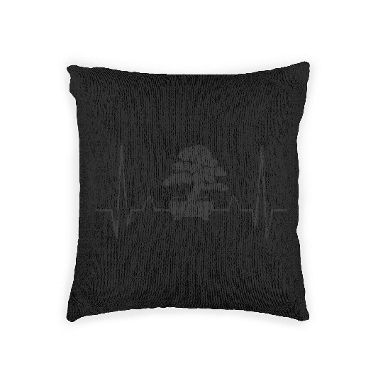 Bonsai Tree Lover Heartbeat Japanese Planting Art Woven Pillows