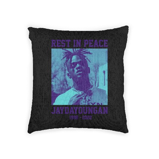 Rest in peace JayDaYoungan Woven Pillows