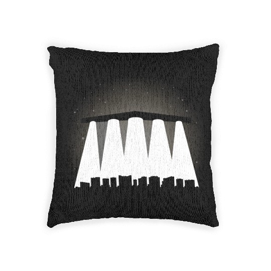 Black Triangle, Phoenix Lights Woven Pillows