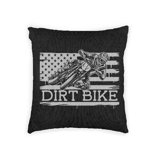 Motorcycle Cross Racing Motor Race Woven Pillows