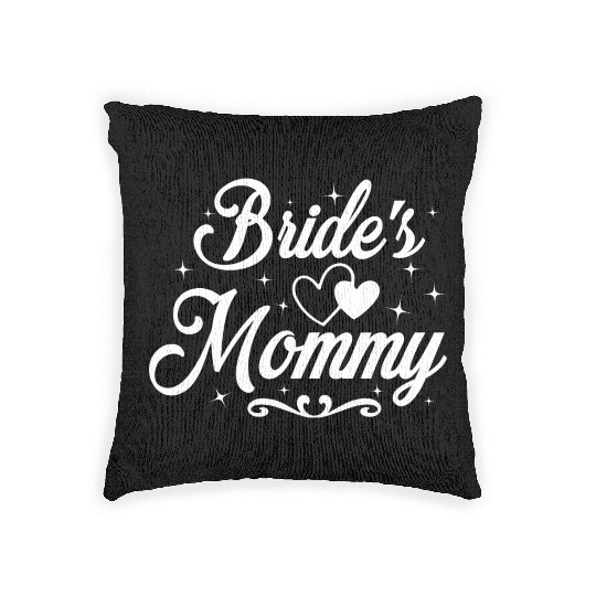 Mother Of The Bride Wedding Party Mob Mom Woven Pillows