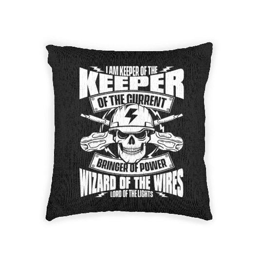 Electrician Electrical Engineer Lineman Woven Pillows