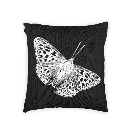 Elegant Vintage Butterfly Woven Pillows
