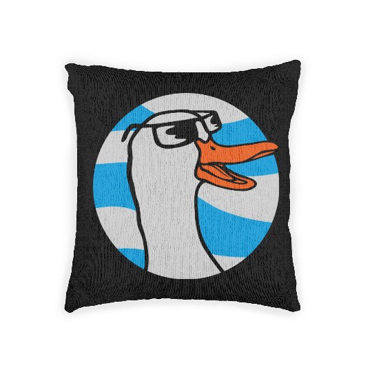 Logo Circle Sunglasses Goose Woven Pillows