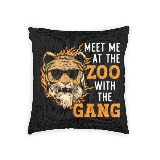 Zookeeper Animal Care Zookeeping Wildlife Nature Woven Pillows