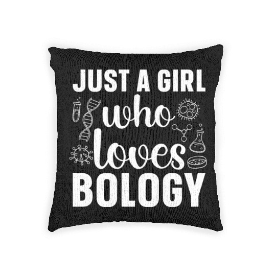 Biology Biologist Woven Pillows