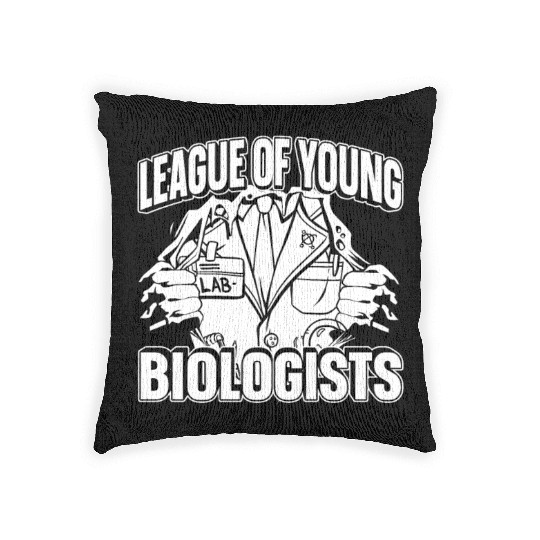 Biology Biologist Woven Pillows