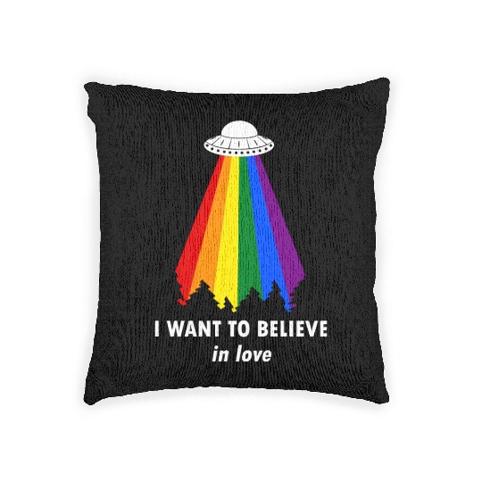 I Want to Believe (In Love) Woven Pillows