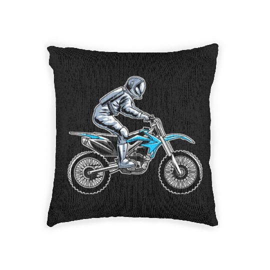 Dirt Bike MX Motocross Supercross Woven Pillows
