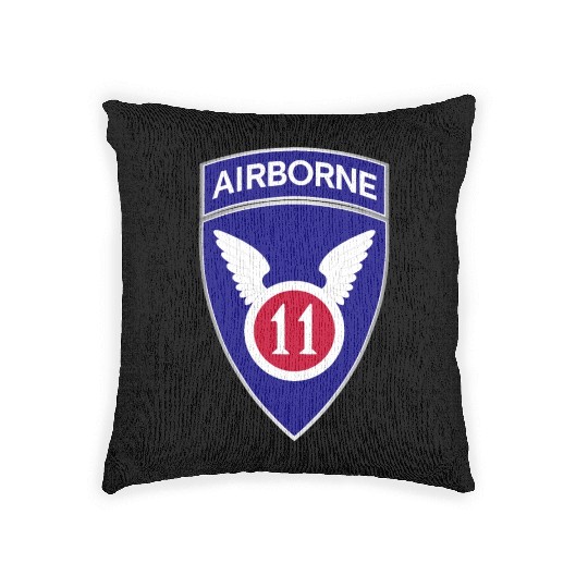 11th Airborne Division DUI wo Txt X 300 Woven Pillows