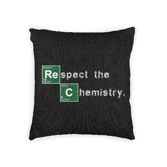 Respect the Chemistry Breaking Bad Woven Pillows