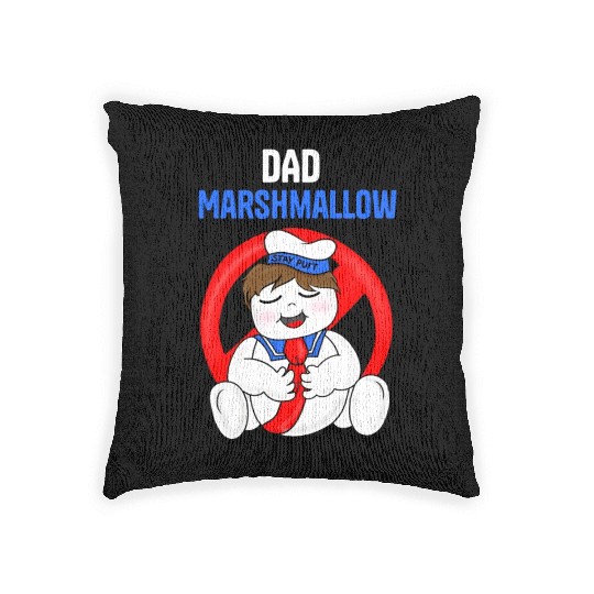DAD ghostbusters Woven Pillows