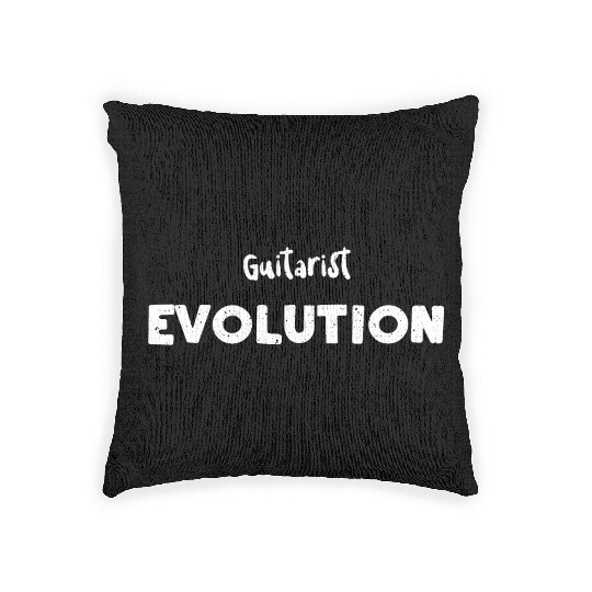 Guitarist Evolution - Guitar Woven Pillows