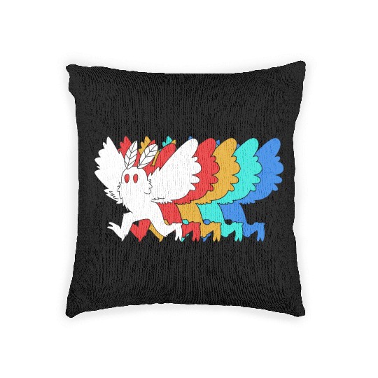 Cryptozoologist Cryptid Mothman Woven Pillows