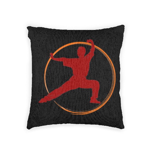 Wing Chun / Flight Tsun, Kung Fu Martial Arts Woven Pillows