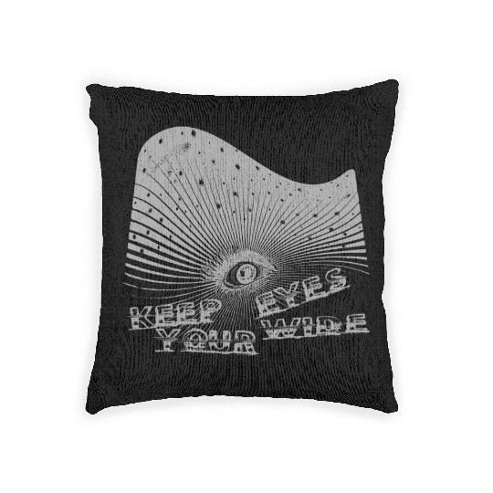 Eyes Wide Winter Come 2 The Light Grey Woven Pillows