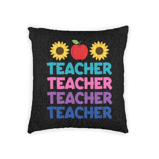 Funny Teacher svg, Teacher Appreciation svg, Kinde Woven Pillows