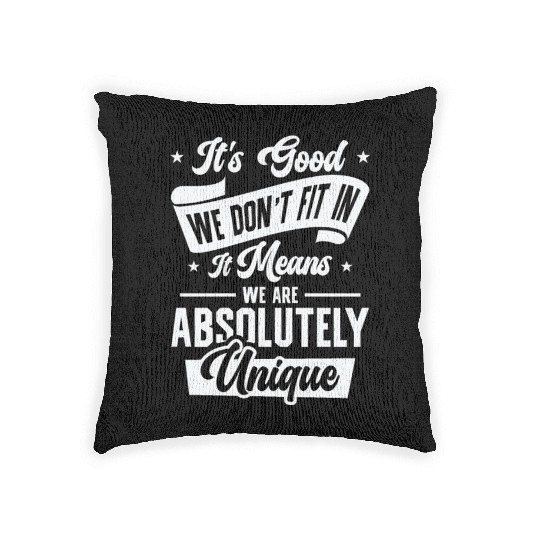 Positivity Misfits Poets Poetry Unique Uniqueness Woven Pillows