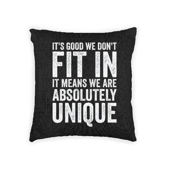 Positivity Misfits Poets Poetry Unique Uniqueness Woven Pillows