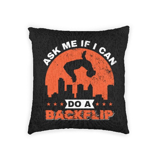 Parkour, Freerunning, Street Workout Acrobatic Woven Pillows