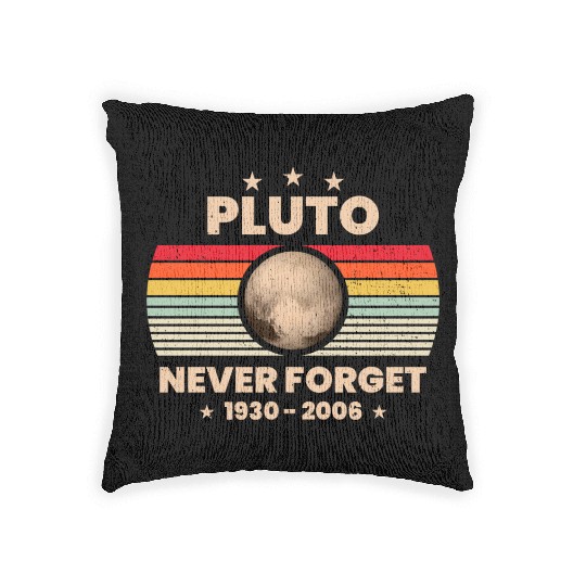 Pluto Never Forget 1930 - 2006 Woven Pillows