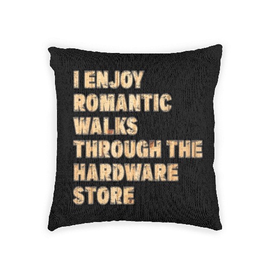 Funny Dad Handyman Hardware Store Tools Novelty Woven Pillows