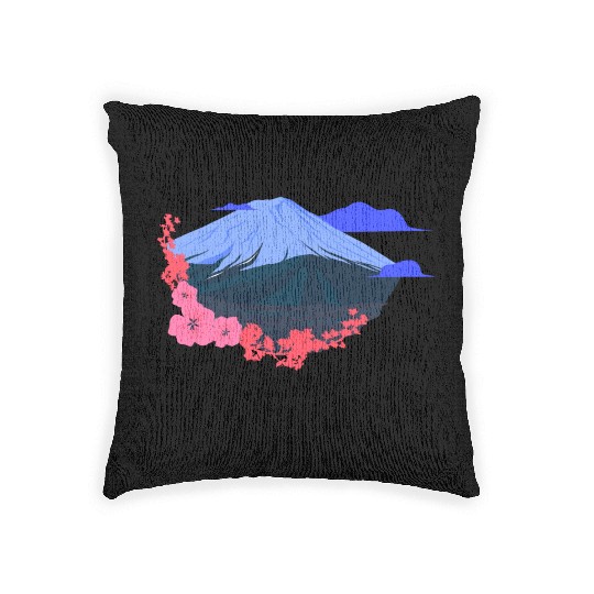Mount Fuji Woven Pillows
