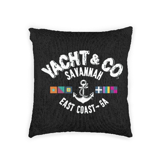 Yacht Co Savannah East Coast GA Woven Pillows