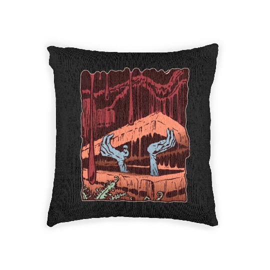 Zombie Coffin Woven Pillows