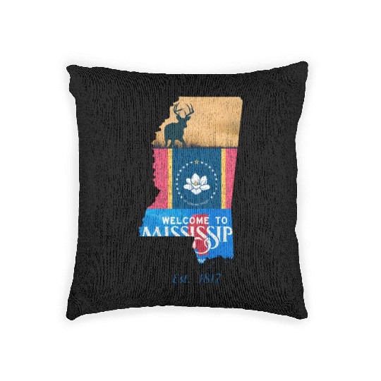 Mississippi Woven Pillows