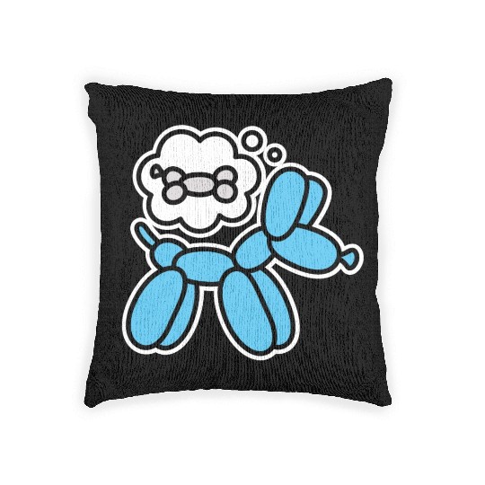 Balloon animal balloon dog balloon artist bone Woven Pillows