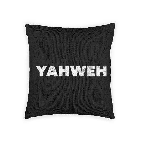 Yahweh Hebrew Jew Israelite 12 Tribes Of Judah Isr Woven Pillows