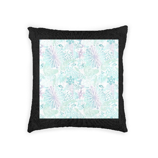 Abstract Winter Pattern Woven Pillows