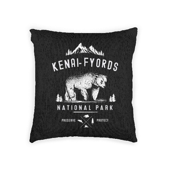 Alaska Woven Pillows Men's Women Children USA North Pole