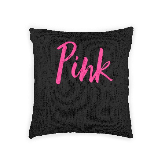 I Wear Pink For My Sister Pink Ribbon Breast Cance Woven Pillows