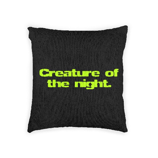 Creature Of The Night Woven Pillows