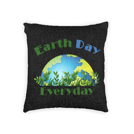 Earth Day Everyday Planet Earth Woven Pillows