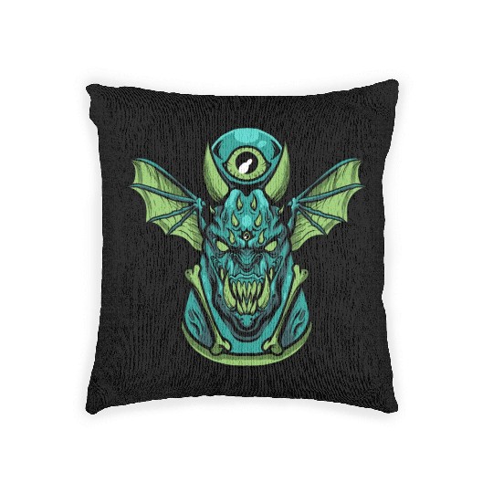 Devil Board Game Woven Pillows