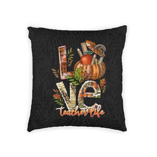 Love Teacher life Woven Pillows