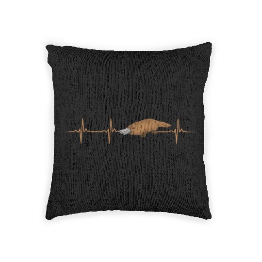 Platypus Heartbeat Woven Pillows