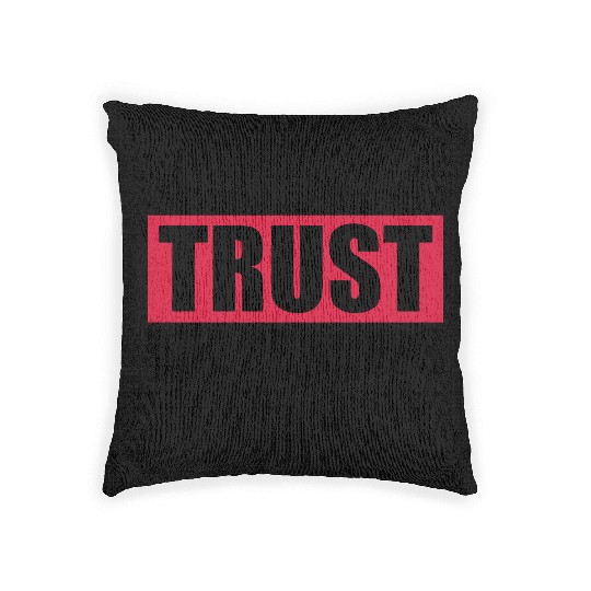 trust the process quote Woven Pillows