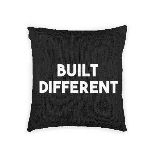 Built Different Woven Pillows