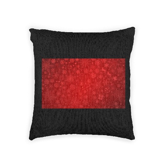 Abstract Red Christmas Winter Pattern Woven Pillows