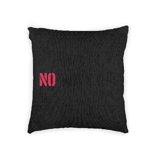 no days off quote Woven Pillows